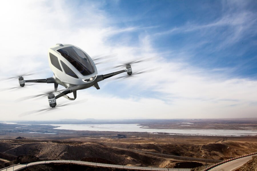 EHang Launches First-Ever Autonomous Aerial Vehicle "EHang 184" at CES