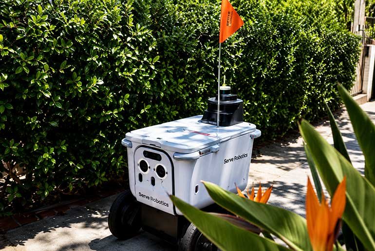 Serve Robotics Partners With Grubhub to Expand Autonomous Robot Network