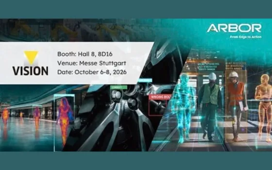 ARBOR to Showcase Edge AI and Machine Vision at VISION 2026