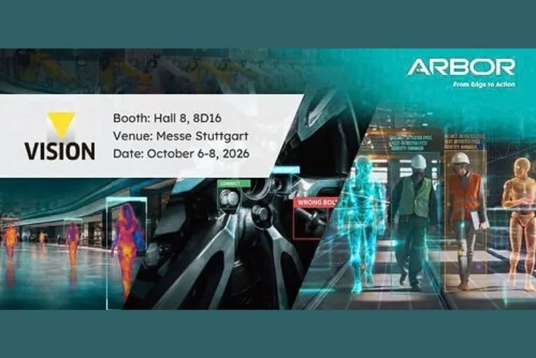 ARBOR to Showcase Edge AI and Machine Vision at VISION 2026