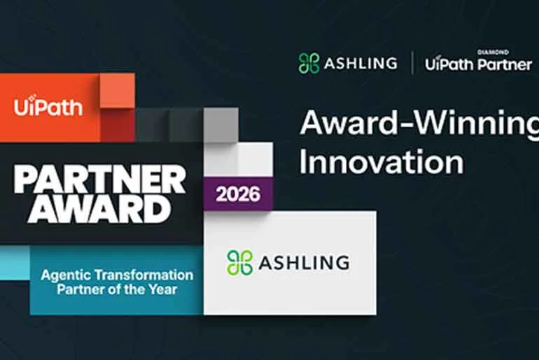 Ashling Recognized as a UiPath 2026 Partner of the Year Award Winner