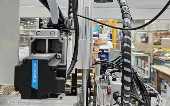 UK packaging machinery OEM Spiraltech improves performance of pick-and-place machines from 70 to 140 pieces-per-minute using Inovance servo drives, motors, and PLCs supplied by leading UK automation distributor CAPSS