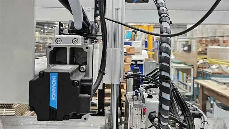 UK packaging machinery OEM Spiraltech improves performance of pick-and-place machines from 70 to 140 pieces-per-minute using Inovance servo drives, motors, and PLCs supplied by leading UK automation distributor CAPSS