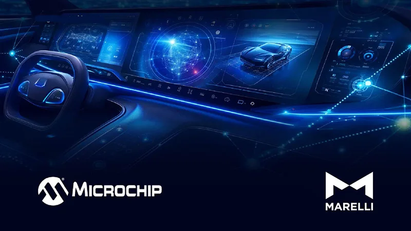 Marelli and Microchip pioneer open-standard display connectivity solution for software-defined vehicles