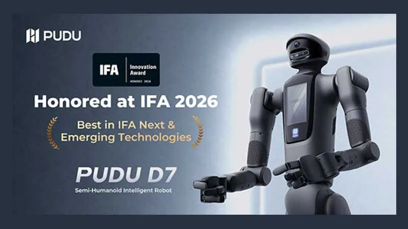 Pudu Robotics Semi-Humanoid Robot Honoured at IFA Awards