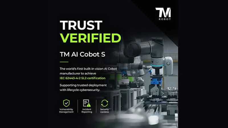 Techman Robot strengthens cybersecurity for trusted Physical AI deployment