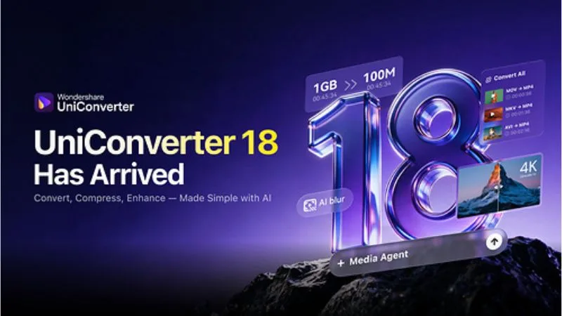 Wondershare UniConverter 18 Advances AI-Powered Media Processing with Intelligent Automation and Enhanced Creative Tools